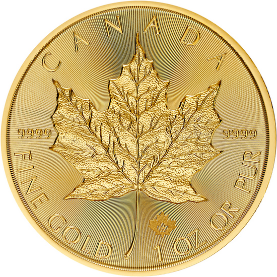 2024 Canada Gold Maple Leaf 1oz BU Coin