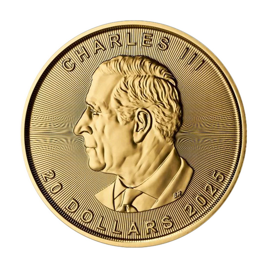 2025 Canada Gold Maple Leaf Half Ounce BU Coin 2025 Canada Gold Maple Leaf Half Ounce BU Coin