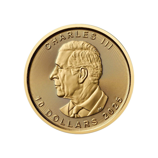 2025 Canada Gold Maple Leaf Quarter Ounce BU Coin 2025 Canada Gold Maple Leaf Quarter Ounce BU Coin