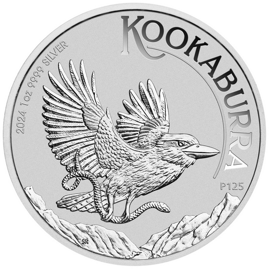 2024 P Australia .9999 Silver Kookaburra 1oz BU