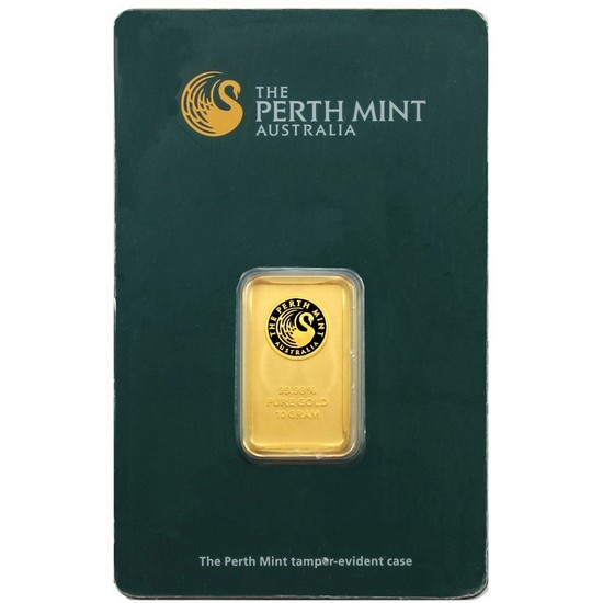 Australian Perth Mint 10 Gram Gold Bar - Secondary Market