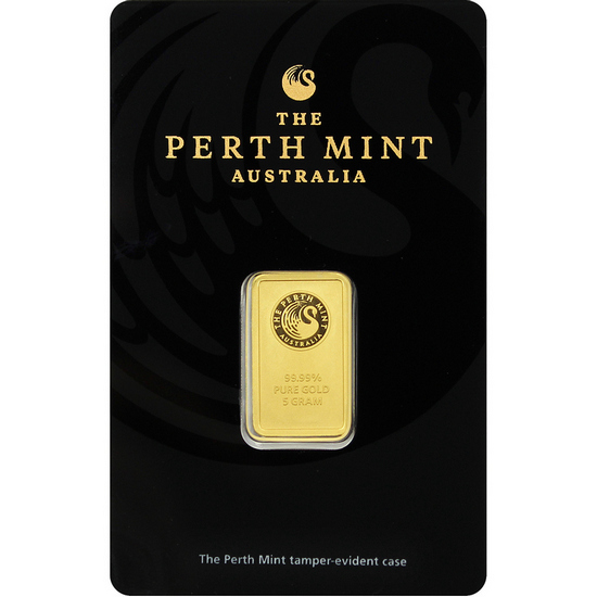 Australian Perth Mint 5 Gram Gold Bar