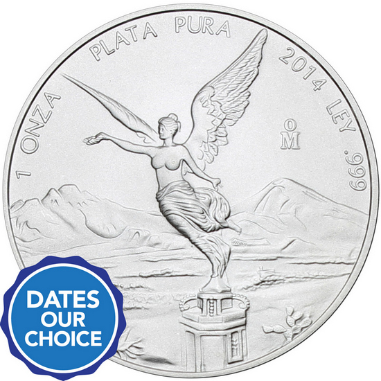 Mexico Silver Libertad 1oz BU Date Our Choice