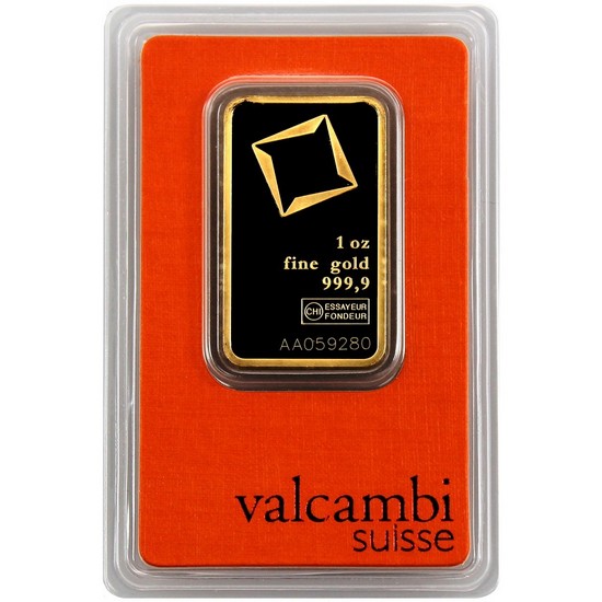 Valcambi 1oz Gold Bar