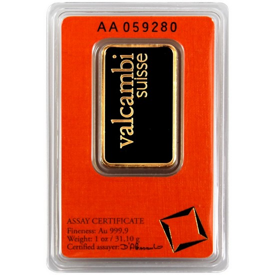 Valcambi 1oz Gold Bar