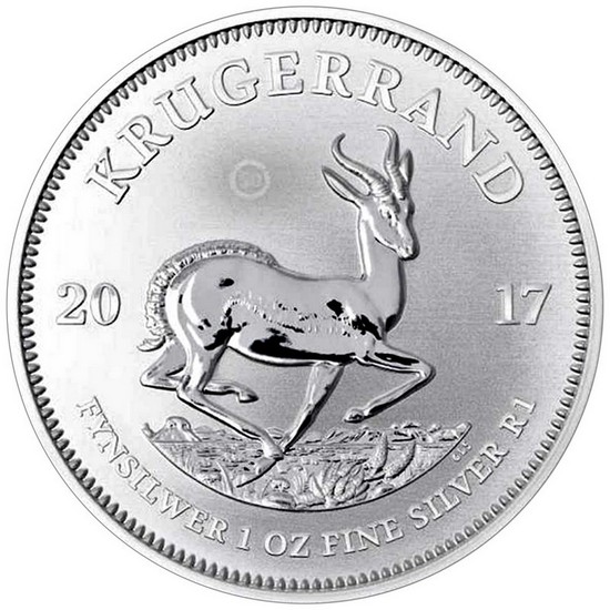 2017 South Africa Silver Krugerrand 50th Anniversary 1oz PU Coin