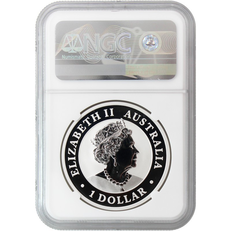 2021 P Australia Silver Koala 1oz MS69 ER NGC Flag Label