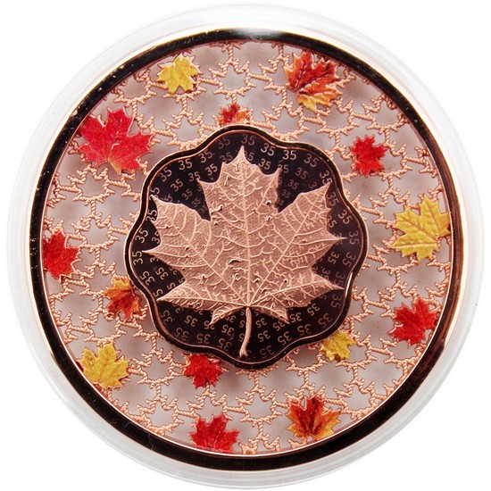 2023 Solomon Islands Filigree Maple Leaf  2oz Silver Proof-like Coin 2023 Solomon Islands Filigree Maple Leaf  2oz Silver Proof-like Coin