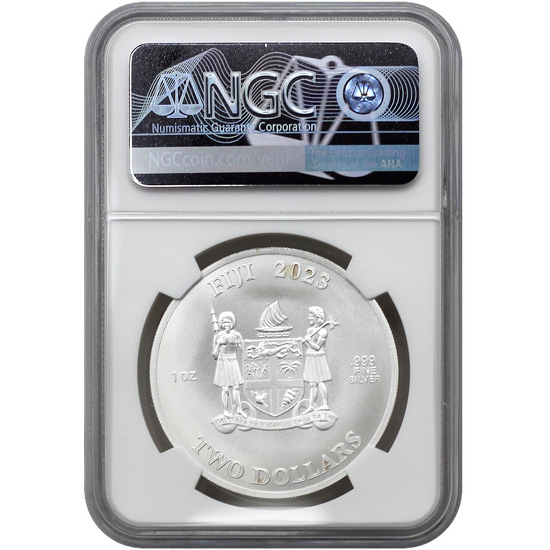 2023 Fiji (Big 5) Brown Bear 1oz Silver MS70 ER NGC Blue Label 2023 Fiji (Big 5) Brown Bear 1oz Silver MS70 ER NGC Blue Label