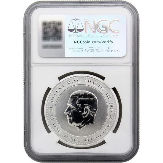 2023 St Helena Silver Pegasus 1oz Coin MS70 ER NGC Blue Label 2023 St Helena Silver Pegasus 1oz Coin MS70 ER NGC Blue Label