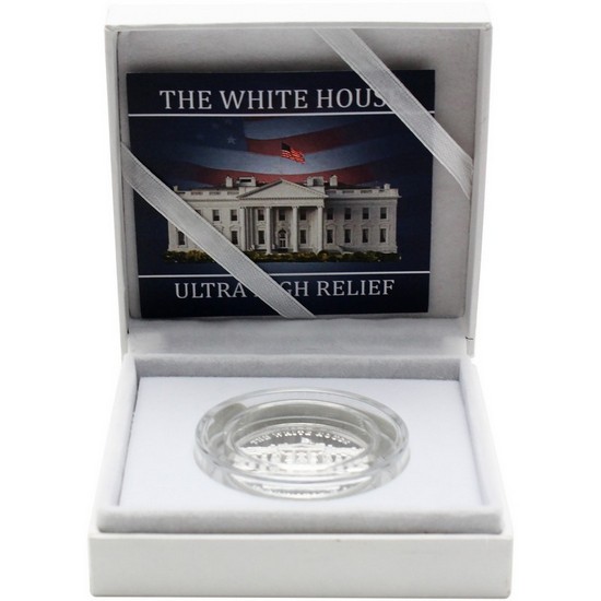 2022 Fiji Silver White House UHR 1oz Coin in OGP