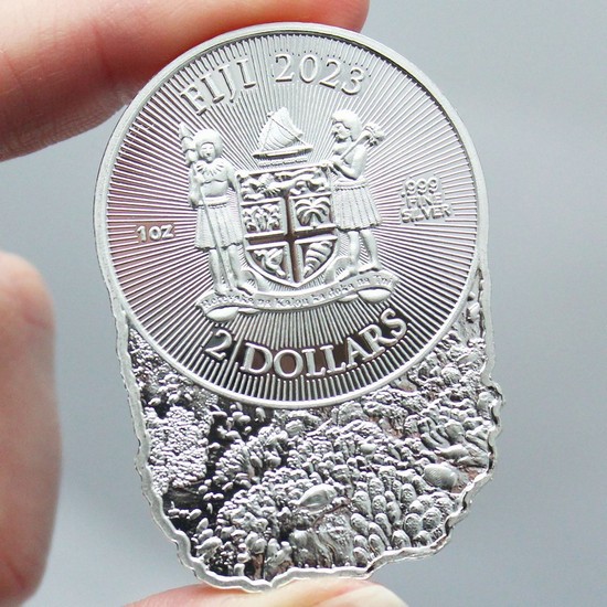 2023 Fiji Silver Great Barrier Reef Colorized 1oz Coin in OGP 2023 Fiji Silver Great Barrier Reef Colorized 1oz Coin in OGP