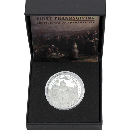 2023 Native American Series Silver First Thanksgiving 1oz Proof Coin