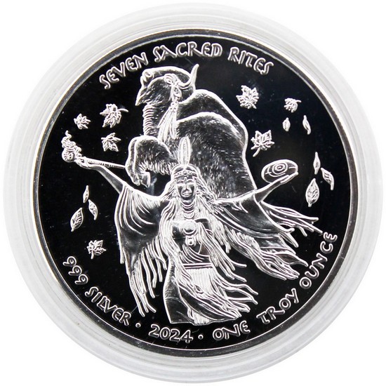 2024 Silver Native American Series "Sacred Rites" 1oz Proof Coin