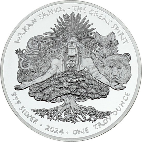 2024 Silver Native American Series: "Wakan Tanka" 1oz Proof Coin with OGP