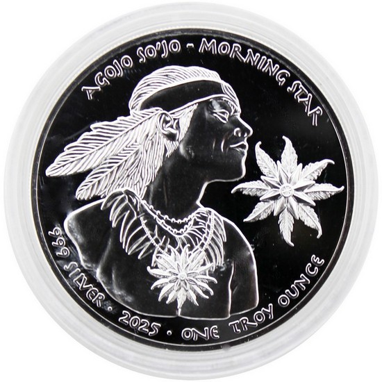 2025 Silver Native American Series "Morning Star" 1oz Proof Coin