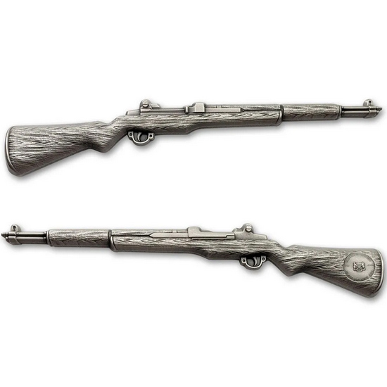 2024 Silver History's Greatest Firearms Series "M1 Garand Rifle" 2oz Antiqued UHR Coin