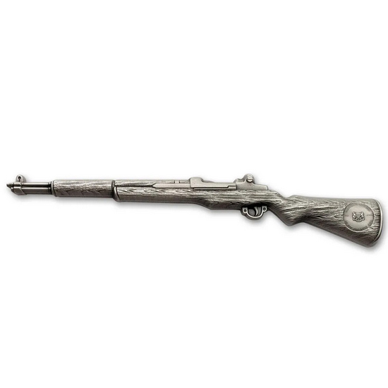 2024 Silver History's Greatest Firearms Series "M1 Garand" Rifle 2oz Antiqued UHR Coin 2024 Silver History's Greatest Firearms Series "M1 Garand" Rifle 2oz Antiqued UHR Coin