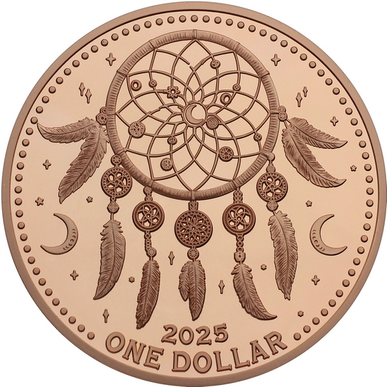 2025 Copper Mesa Grande "Dreamcatcher" 5oz Proof Like Coin in OGP