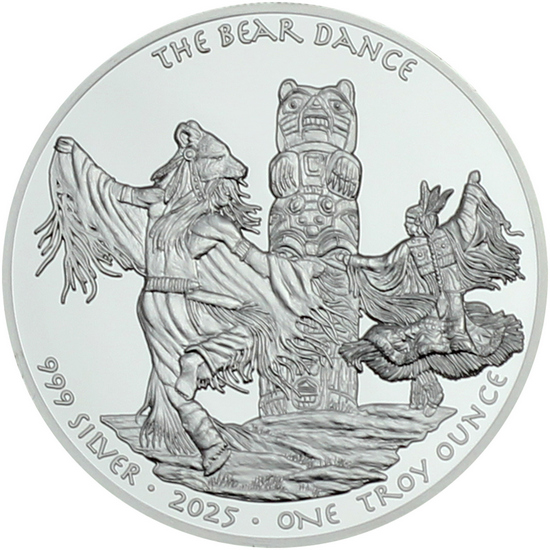 2025 Silver Native American Series "The Bear Dance" 1oz Proof Coin