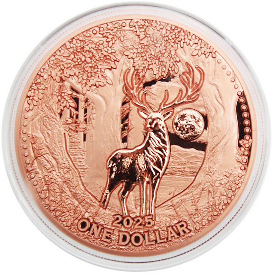 2025 Copper Mesa Grande "White Deer" 5oz Proof Like Coin in OGP 2025 Copper Mesa Grande "White Deer" 5oz Proof Like Coin in OGP