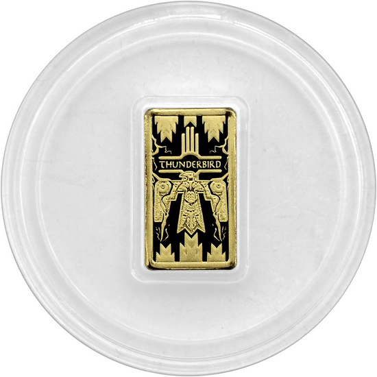 Oglala Lakota Sioux Nation Gold Proof Thunderbird 1/200oz Bar Coin in OGP Oglala Lakota Sioux Nation Gold Proof Thunderbird 1/200oz Bar Coin in OGP