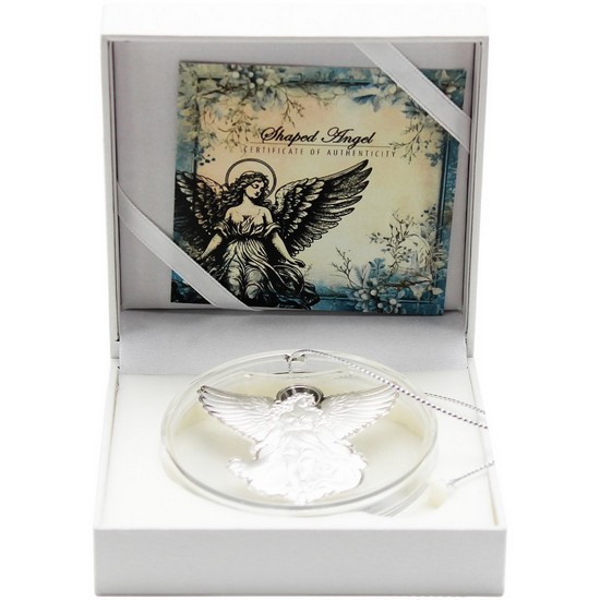 2026 Silver Angel Shaped Ornament Half Ounce Prooflike Coin OGP