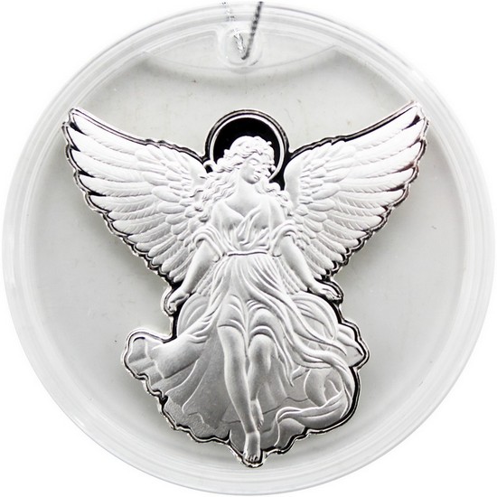 2026 Silver Angel Shaped Ornament Half Ounce Prooflike Coin OGP 2026 Silver Angel Shaped Ornament Half Ounce Prooflike Coin OGP