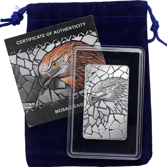 2026 Fiji Silver Mosaic Eagle Proof-like Coin in OGP