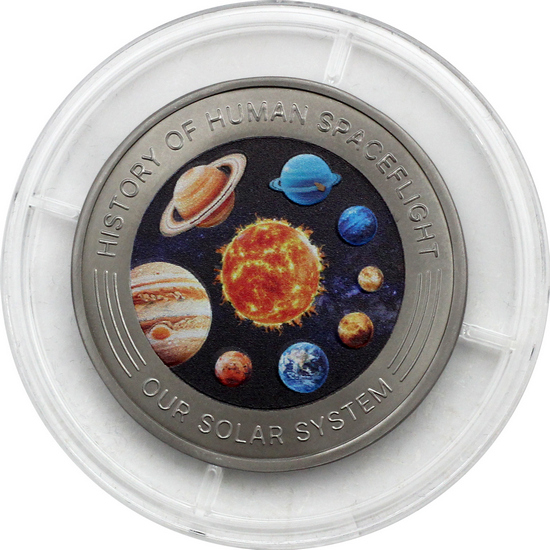 2025 Ghana Titanium Solar System 1oz BU Coin in OGP