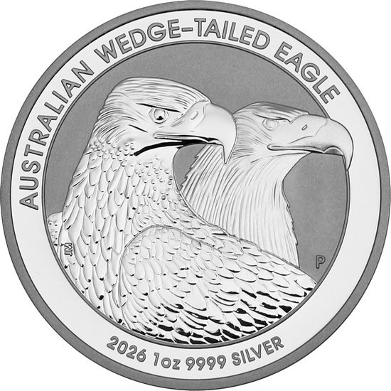 2023 P Australia Silver Wedge Tailed Eagle 1oz BU Coin