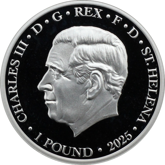 2025 St. Helena Paul Revere Midnight Ride Gilded Proof Coin