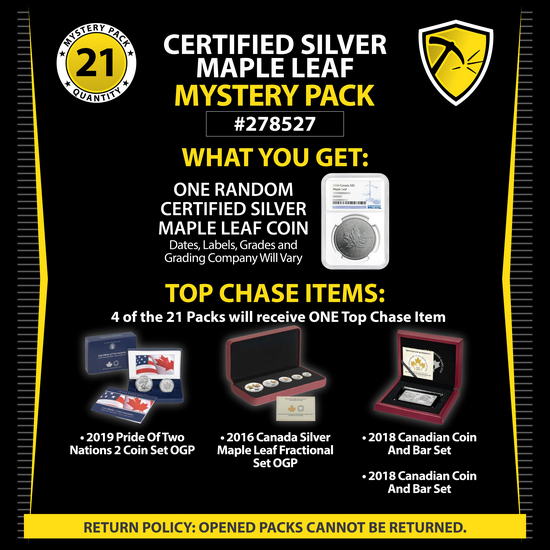Random Certified Quarter Dollar Mystery Pack #040444