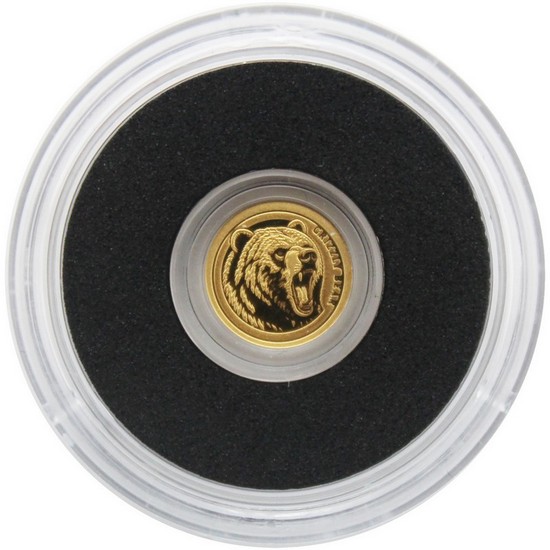 2026 50c MIUE 1/500oz Gold Grizzly Bear Proolike Coin in Velevt Pouch 2026 50c MIUE 1/500oz Gold Grizzly Bear Proolike Coin in Velevt Pouch