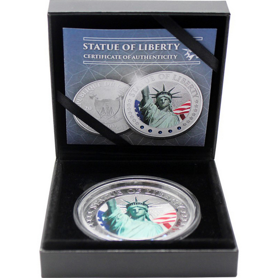 2023 Cameroon Silver Statue of Liberty Prooflike 1oz BU Coin