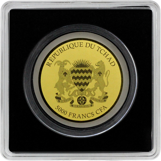 2026 Copper Liberia Lunar Year of the Horse High Relief 5oz Coin in OGP