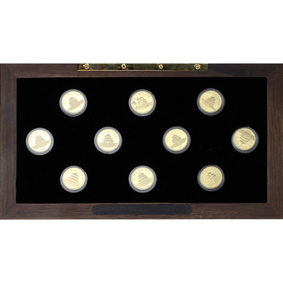 1892 - 1991 China Panda Gold 1/10oz Commemorative Set 1892 - 1991 China Panda Gold 1/10oz Commemorative Set