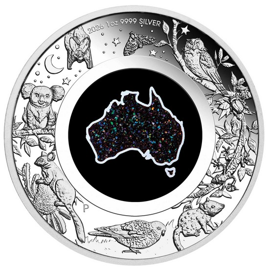 2026 P $1 Proof Australia 1oz Silver Great Southern Land Matrix Opal OGP 2026 P $1 Proof Australia 1oz Silver Great Southern Land Matrix Opal OGP