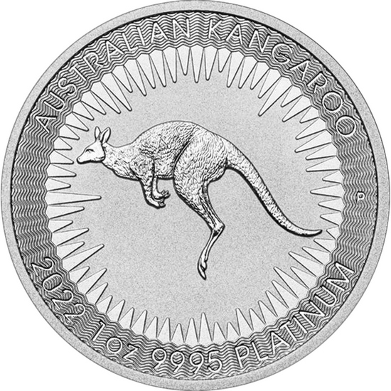 2022 P Australia Platinum Kangaroo 1oz BU