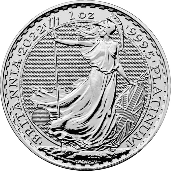 2022 P Great Britain Platinum Britannia 1oz BU