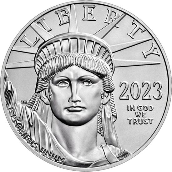 2023 Platinum American Eagle 1oz BU