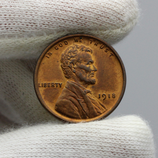 1918 Lincoln Wheat Cent BU Condition