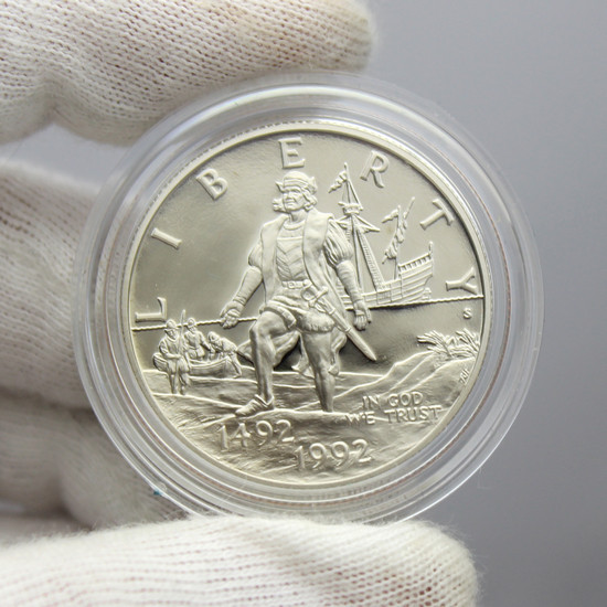 1992 S Columbus Quincentenary Half Dollar PF Coin in OGP 1992 S Columbus Quincentenary Half Dollar PF Coin in OGP
