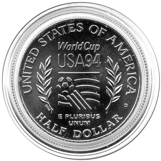 1994 D World Cup Tournament Half Dollar BU Coin in OGP 1994 D World Cup Tournament Half Dollar BU Coin in OGP