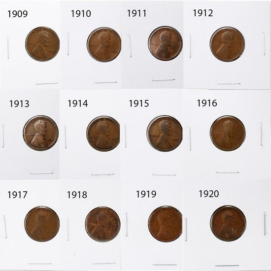 First 12 Years of the Lincoln Cent
