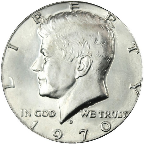 1970 D Kennedy Half Dollar BU Condition
