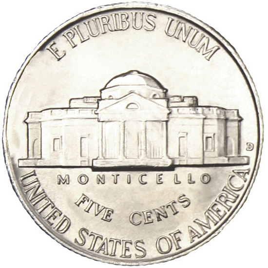 1950 D Jefferson Nickel BU Condition