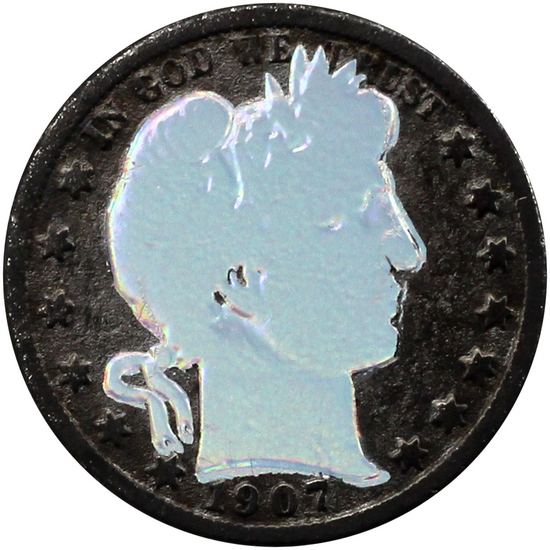 Silver Barber Half Dollar Holonight Edition Silver Barber Half Dollar Holonight Edition