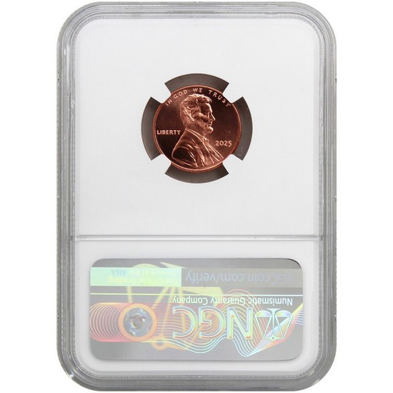 2025 Lincoln Cent From the Uncirculated Set MS69 RD NGC Portrait Label 2025 Lincoln Cent From the Uncirculated Set MS69 RD NGC Portrait Label