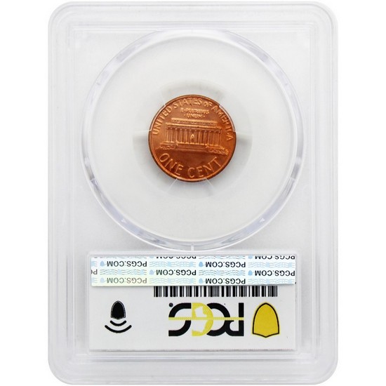 1982 D Lincoln Cent MS66 RD PCGS Portrait Label